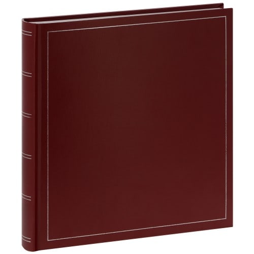 GOLDBUCH - Album photo traditionnel CLASSIC - 100 pages blanches + feuillets cristal - 400 photos - Couverture Bordeaux 30x31cm