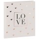 LOVE - 176 pages blanches - Couverture 23x25cm