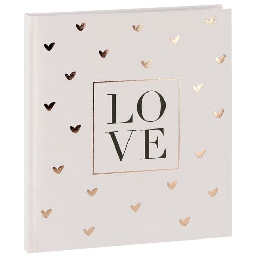 GOLDBUCH - Livre d'or Mariage LOVE - 88 pages blanches - Couverture Blanche 22x25cm