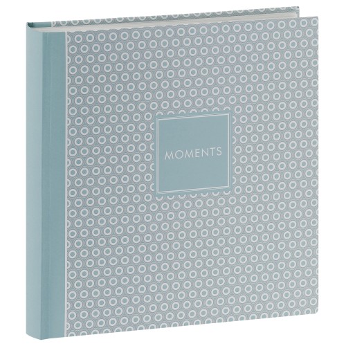 GOLDBUCH - Album photo traditionnel PURE MOMENTS - 100 pages blanches + feuillets cristal - 400 photos - Couverture Bleue 30x31cm