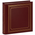 PANODIA - Album photo pochettes avec mémo EMPIRE - 100 pages ivoires - 200 photos - Couverture Bordeaux 22x22.5cm