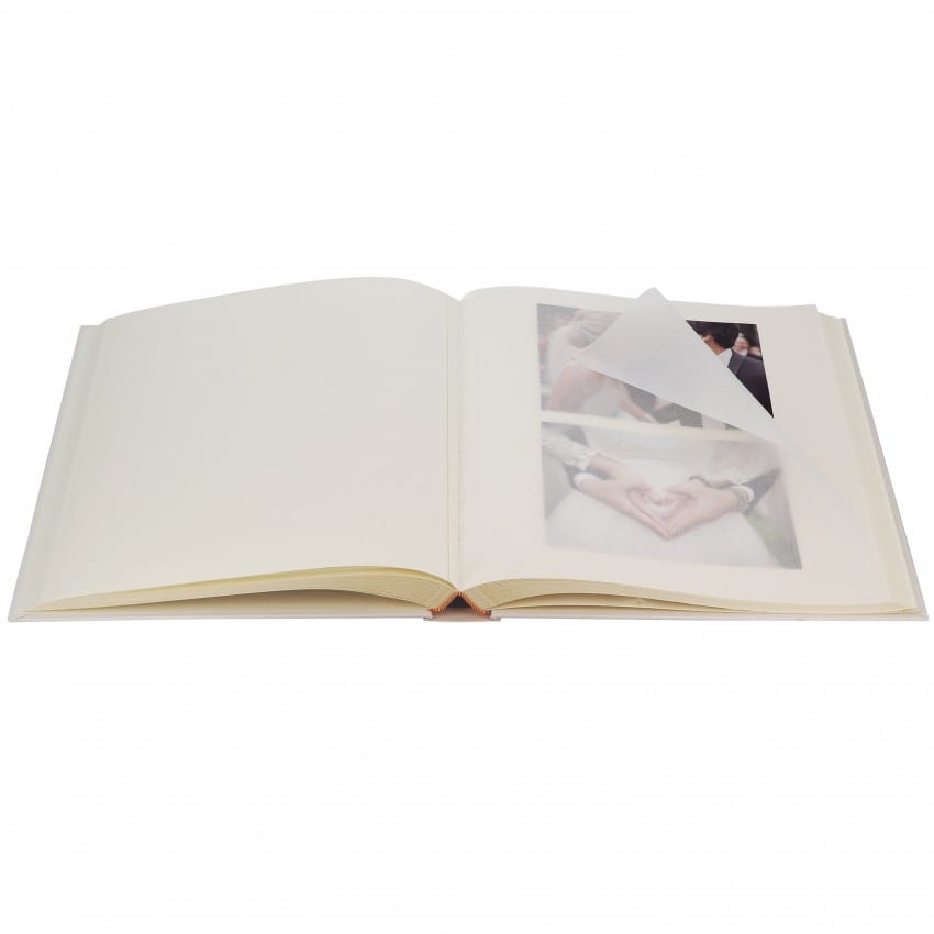 Album photo PANODIA traditionnel Mariage LOVE 100 pages ivoires + feuillets cristal 500
