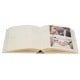 pochettes avec mémo - 100 pages ivoires - 200 photos - Couverture Gris irisé