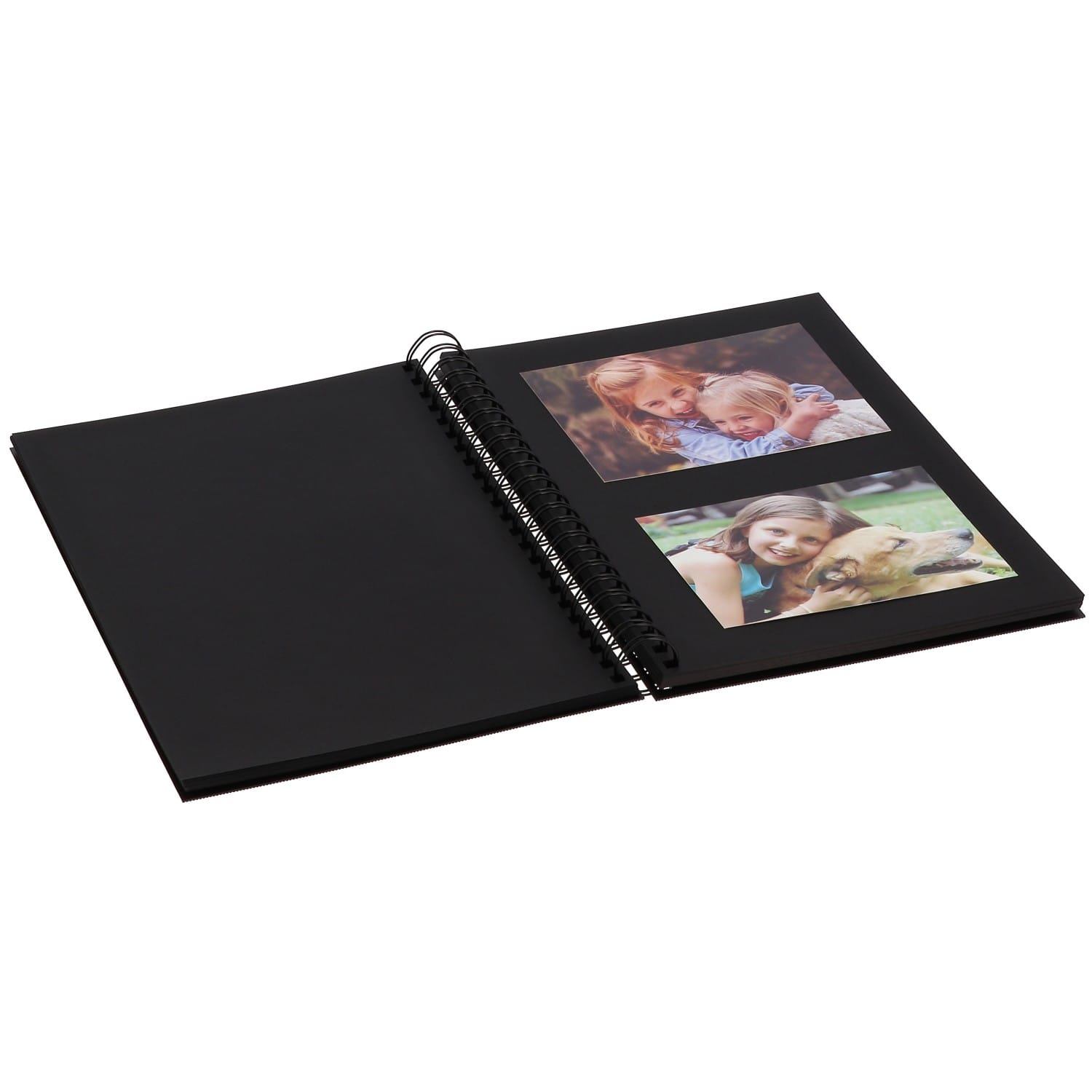 Album photo PANODIA traditionnel MODELA - 100 pages noires - 200 photos -  Couverture Noire 23x29,5cm