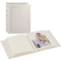 PANODIA - Mini album pochettes sans mémo Mariage VENUS - 100 pages blanches - 100 photos - Couverture Blanche 14x17cm