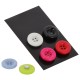 Magnet BRIO Boutons multicolores - Blister de 6