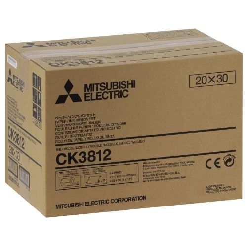 MITSUBISHI - Consommable thermique CK3812 pour CP-3800DW - 220 tirages 20x30cm