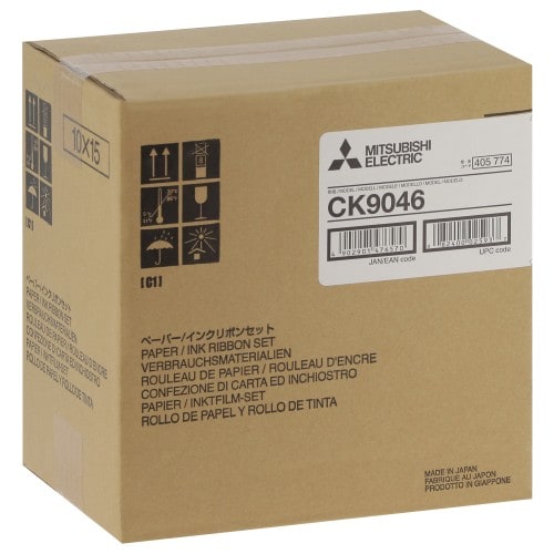 MITSUBISHI - Consommable thermique CK9046 pour CP-9500DW / CP-9550DW / CP9800DW / CP9810DW - 600 tirages 10x15cm