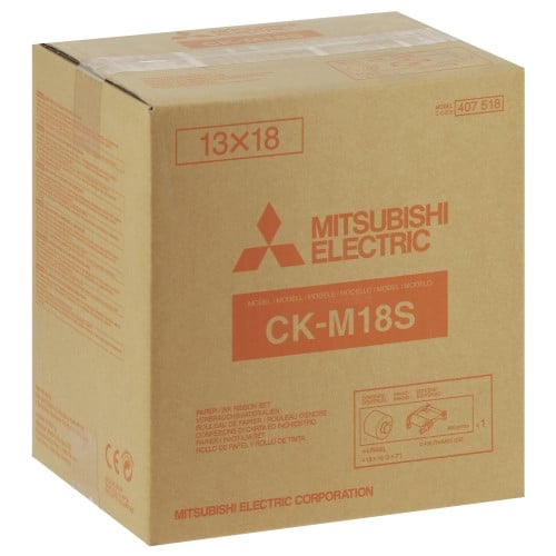 MITSUBISHI - Consommable thermique CKM18S pour CP-M15E - 400 tirages 13x18cm