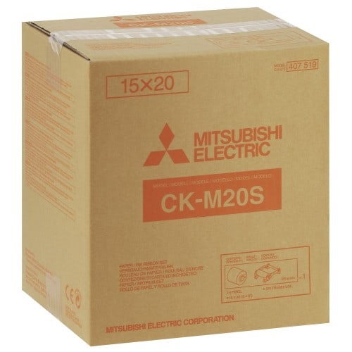 MITSUBISHI - Consommable thermique CKM20S pour CP-M15E - 375 tirages 15x20cm