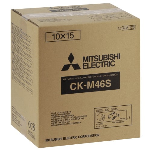 MITSUBISHI - Consommable thermique CK-M46S pour CP-M1E - 750 tirages 10x15cm