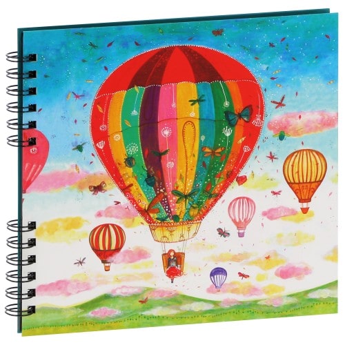 Album photo PANODIA série ARTISTES Illustration Jehanne WEYMAN 22x22cm - Spirales 80 photos 10x15 - Traditionnel 40 pages noire