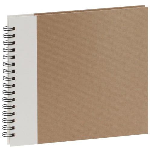 PANODIA - Album photo traditionnel ESKIS - 60 pages blanches - 120 photos - Couverture Blanche 27x23cm