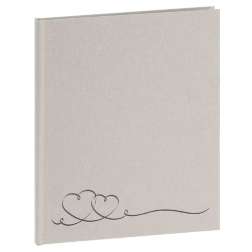PANODIA - Livre d'or Mariage FOREVER - 80 pages blanches - Couverture Blanche 20,5x24,5cm