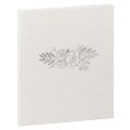 PANODIA - Livre d'or traditionnel Mariage WEDDING - 80 pages blanches - Couverture Blanche 20,5x25cm