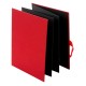 accordéon LEPORELLO "Bella Vista" - 10 pages noires - 10 photos 13x18 cm - Couverture Rouge 16x19cm + ruban