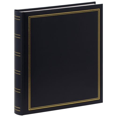 PANODIA - Album photo traditionnel CLASSIC - 100 pages blanches + feuillets cristal - 500 photos - Couverture Bleue 30x33cm