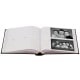 Album photo PANODIA série LINEA 200 photos 10x15 ou 11,5x15 Couverture personnalisable (Noir)