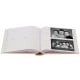 Album photo PANODIA série LINEA 200 photos 11,5x15 - Pochettes - Couverture personnalisable (Blanc cassé)