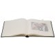 Album photo PANODIA série LINEA 30x30cm  60 pages ivoires - Traditionnel  Couverture personnalisable (Noir)