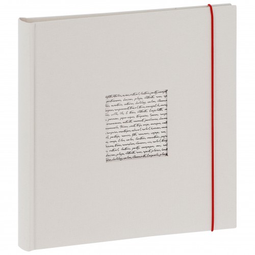 PANODIA - Album photo traditionnel Mariage LINEA - 60 pages ivoires + feuillets cristal - 240 photos - Couverture Blanche 30x30cm + fenêtre