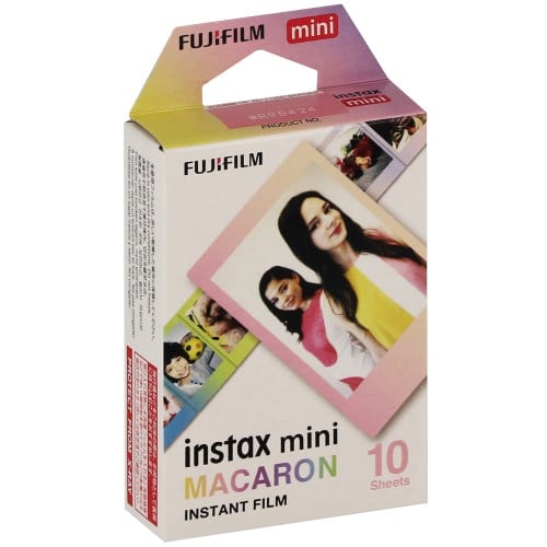 Fuji Polaroid Instax Mini Papier Photo Blanc Bord Couleur Bord