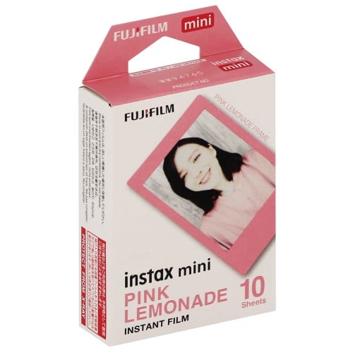 FUJI - Film instantané Instax mini - Pink Lemonade - Pack 10 photos