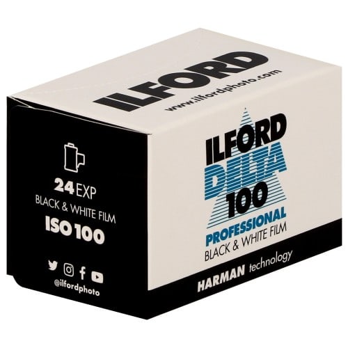 ILFORD - Film noir et blanc DELTA 100 Format 135 - 24 poses - Vendu par 10