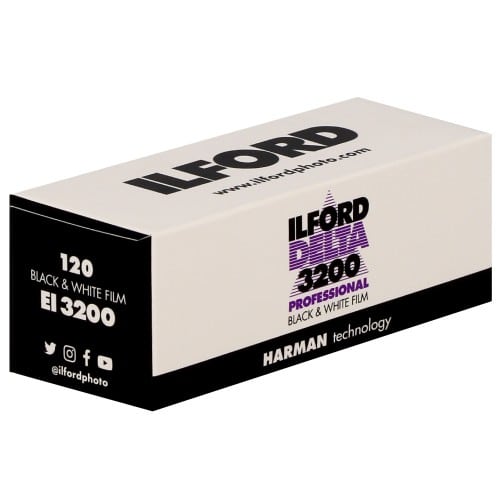 ILFORD - Film noir et blanc DELTA 3200 Format 120 - Vendu par 10
