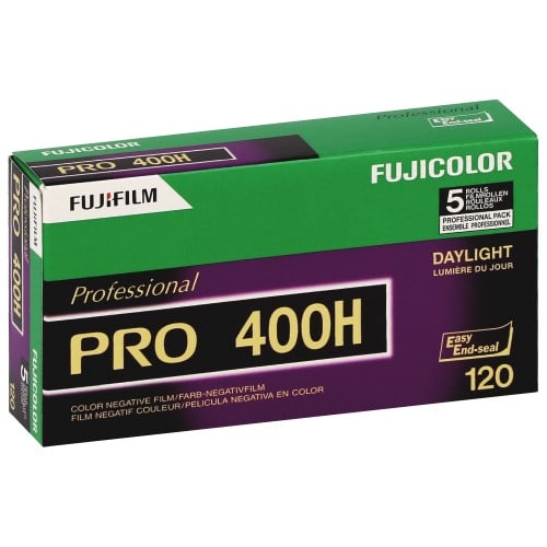 FUJI - Film couleur Fujicolor Pro 400 H Format 120 Pack de 5