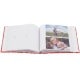 pochettes avec mémo DECORI II - 100 pages blanches - 200 photos - Couverture Rose flamant 22,5x22cm + poche CD