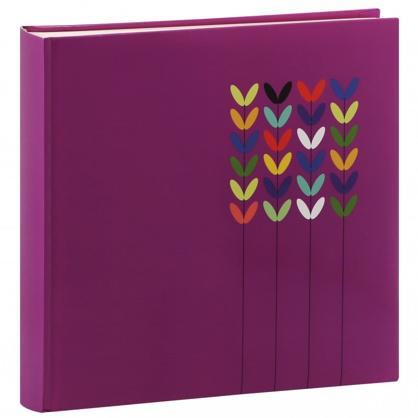 traditionnel - 80 pages blanches + feuillets cristal - 320 photos - Couverture Lilas 30x30cm