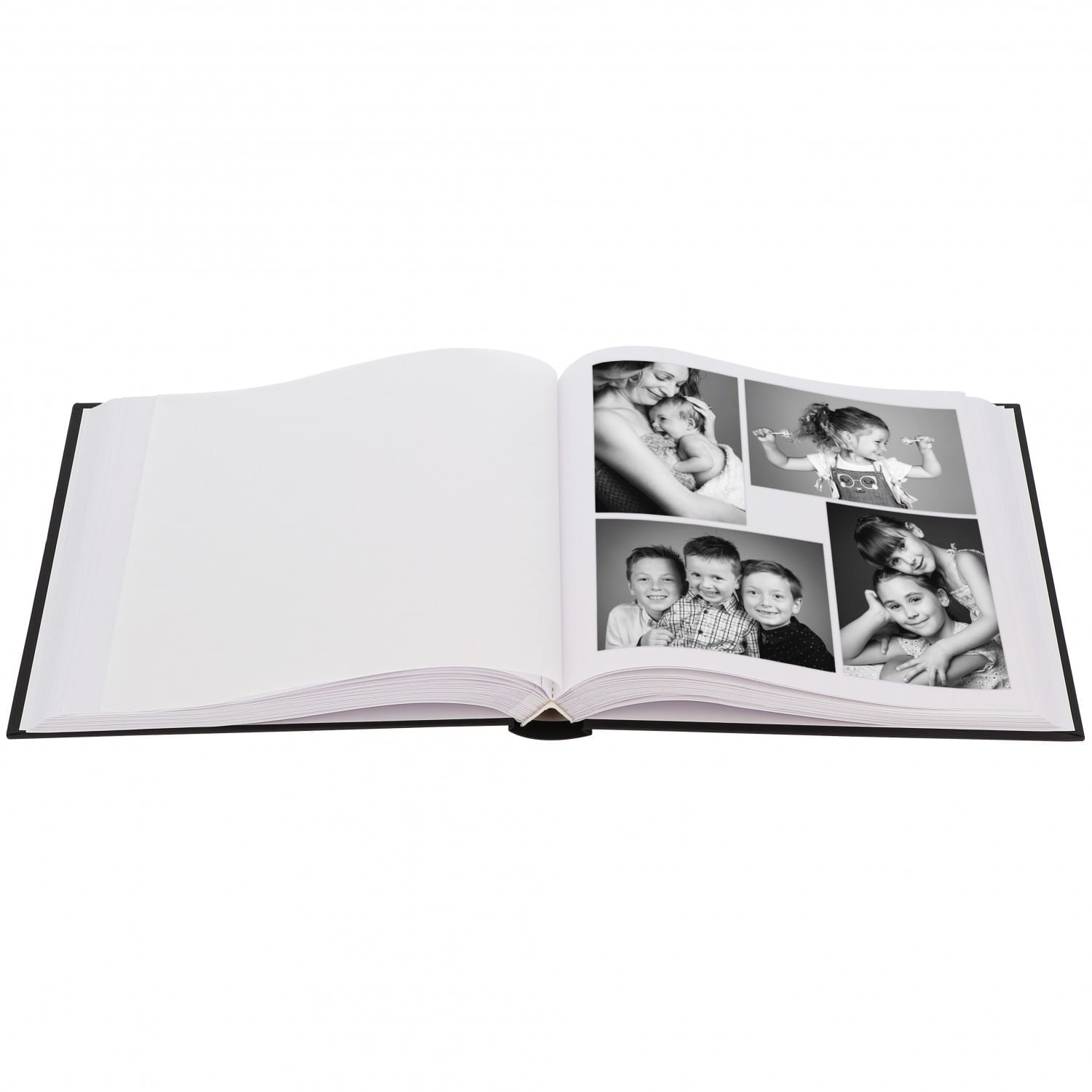 Album photo Jumbo Fine Art, 30 x 30 cm, 100 pages blanches, noir