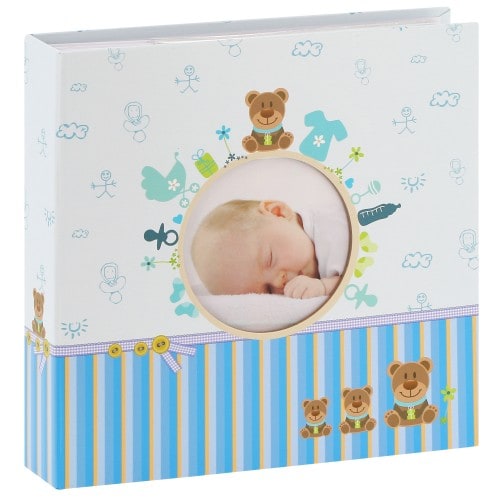 Hama Album Photo bébé Our Baby personnalisable Scrapbooking (pour photo  naissance, baptême, Cadeau d'anniversaire enfant, Style Mémo, 22,5 x 22 cm