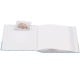 Mémo Tim - 100 pages blanches - 200 photos - Couverture Bleue 22,5x22,5cm