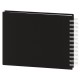 traditionnel Jumbo Fine Art - 50 pages blanches - 50 photos - Couverture Noire 24x17cm