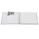 traditionnel Jumbo Fine Art - 50 pages blanches - 100 photos - Couverture Grise 28x24cm