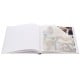 traditionnel Lazise - 50 pages blanches + feuillets cristal - 250 photos - Couverture Rose 29x32cm