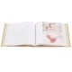 pochettes avec mémo Bernd - 100 pages blanches - 200 photos - Couverture Marron 22,5x22cm + poche CD
