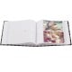 Mémo La Fleur - 100 pages blanches - 200 photos - Couverture Noire 22,5x22,5cm