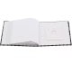 Mémo La Fleur - 100 pages blanches - 200 photos - Couverture Noire 22,5x22,5cm