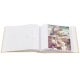 pochettes avec mémo Skies - 100 pages blanches - 200 photos - Couverture Beige 22,5x22cm + poche CD