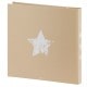 traditionnel Jumbo Skies- 60 pages blanches + feuillets cristal - 240 photos - Couverture Beige 30x30cm