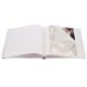 traditionnel Lazise - 50 pages blanches + feuillets cristal - 250 photos - Couverture Blanche dorée 29x32cm