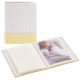 pochettes sans mémo FILIGRANA - 40 pages blanches - 40 photos - Couverture Jaune 12,5x16,5cm