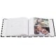 pochettes avec mémo Swan - 100 pages blanches - 200 photos - Couverture Noire 22x22cm + poche CD