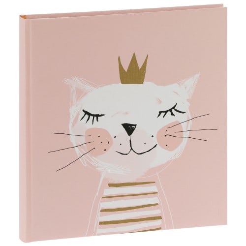 GOLDBUCH - Album photo traditionnel FORTUNA - 60 pages blanches + feuillets cristal - 240 photos - Couverture Rose 30x31cm