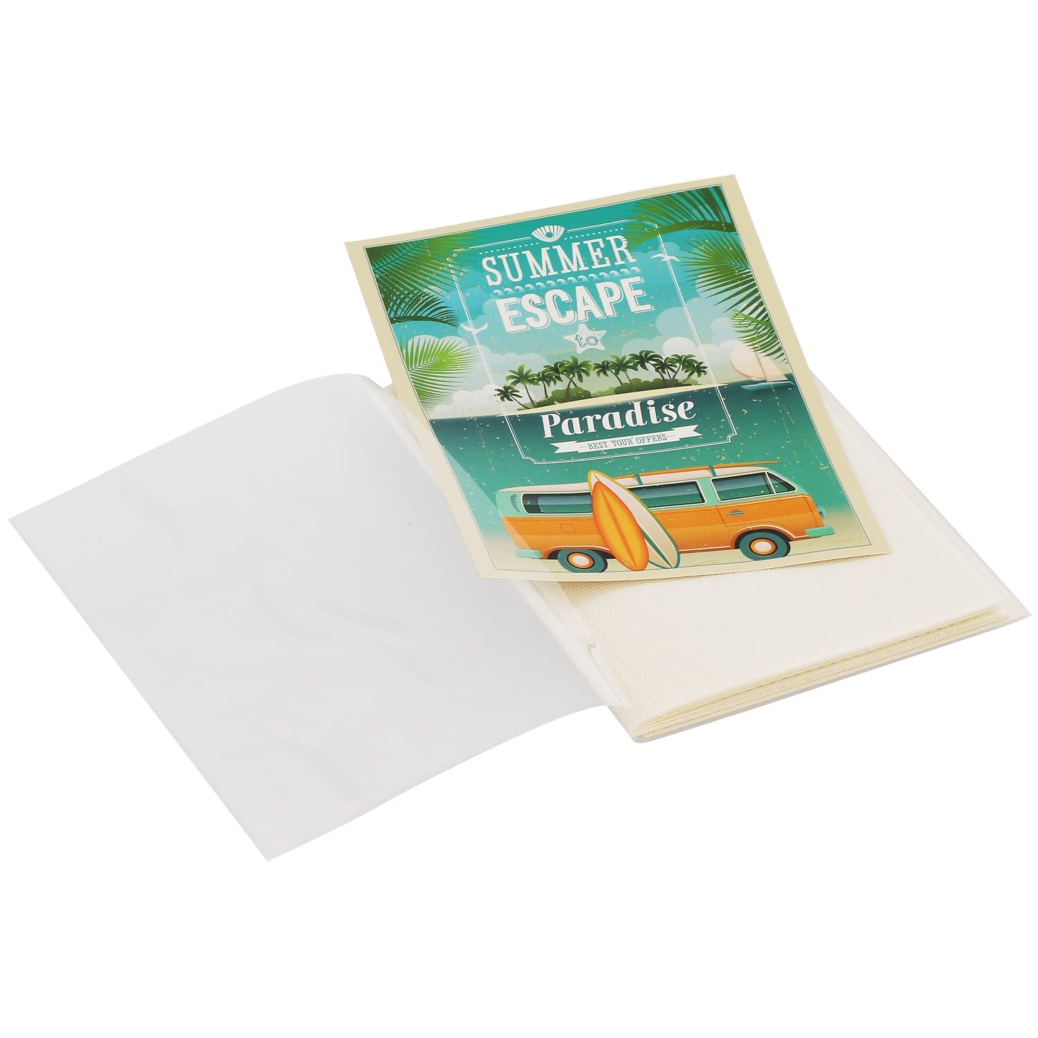 Mini album PANODIA pochettes sans mémo LILA Minimax - 100 pages blanches -  100 photos - Couverture 14x17cm