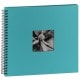traditionnel Jumbo Fine Art - 50 pages noires - 300 photos - Couverture Turquoise 36x32cm