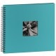 traditionnel Jumbo Fine Art - 50 pages noires - 300 photos - Couverture Turquoise 36x32cm